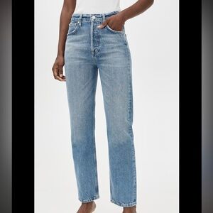 LOFT Petite Light Blue Straight Leg Jeans
